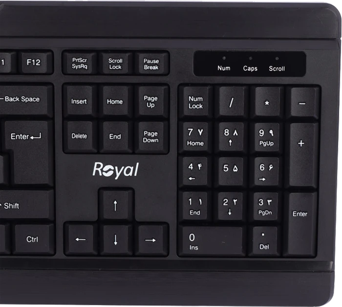 کیبورد سیمی Royal مدل RK330