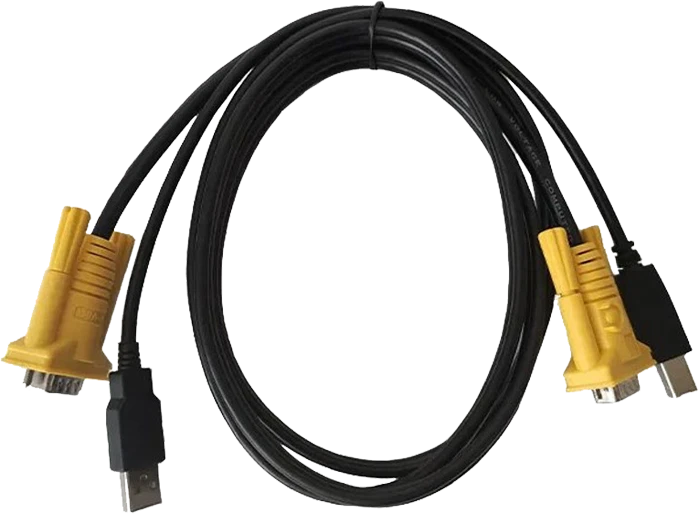 کابل 1.5 متری USB به KVM دی نت