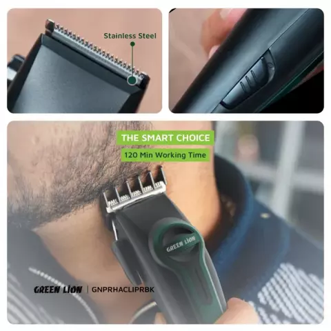 ماشین اصلاح سر و صورت Green Lion مدل Professional Hair Clipper