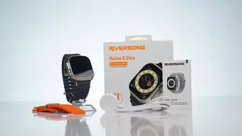 ساعت هوشمند Riversong مدل Motive 8 Ultra SW808 با بند اسپورت مشکی