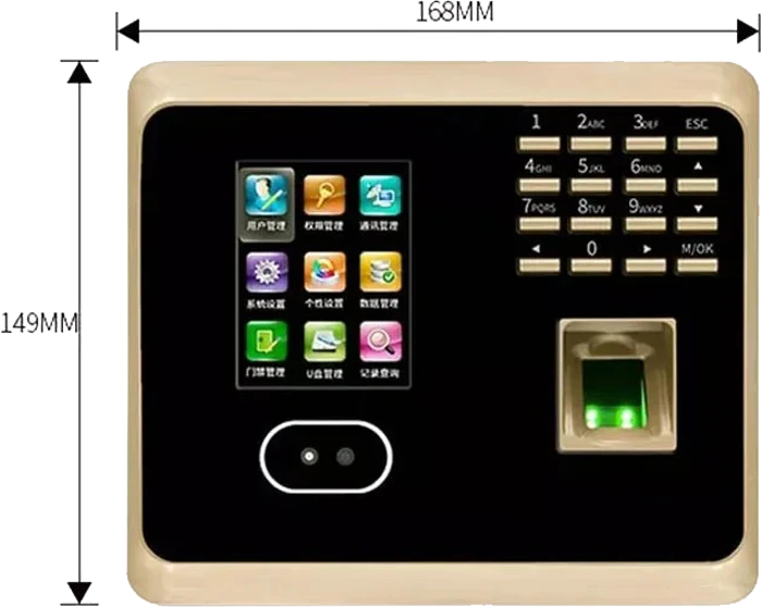 دستگاه حضور و غیاب تشخیص چهره و اثر انگشت Vina مدل UF100