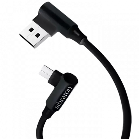 کابل شارژ 1.1 متری USB به Micro USB سیبراتون مدل S241A