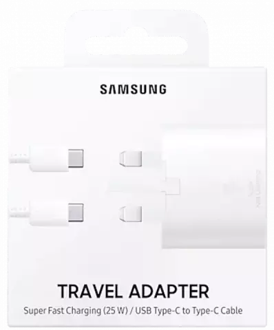 شارژر دیواری Samsung مدل EP-TA800 به همراه کابل Type-C