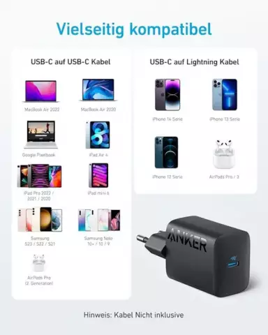شارژر دیواری ANKER مدل 312Compact Charger A2640
