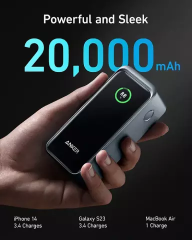 پاوربانک 20000 میلی آمپر ساعت Anker مدل Prime A1336