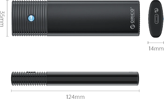 باکس حافظه SSD M.2 اوریکو مدل PWEM2-G2