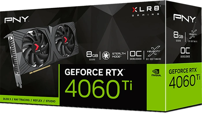 کارت گرافیک PNY مدل XLR8 GeForce RTX 4060 Ti 8GB VERTO OC