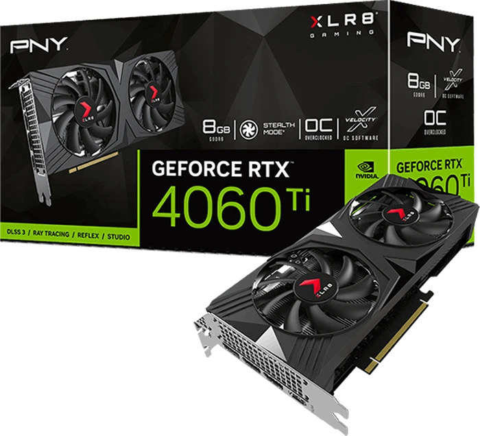کارت گرافیک PNY مدل XLR8 GeForce RTX 4060 Ti 8GB VERTO OC