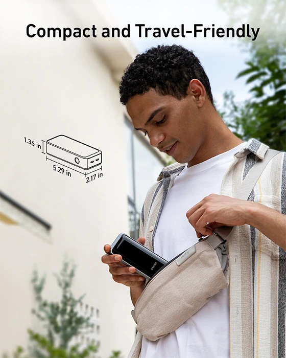 پاوربانک 12000 میلی آمپر ساعت Anker مدل Prime A1335