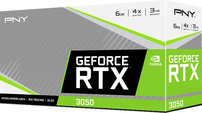 کارت گرافیک PNY مدل GeForce RTX3050 6GB VERTO