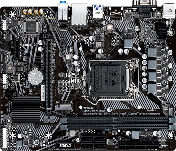 مادربرد GIGABYTE مدل H510M S2 V2 (rev. 1.0)