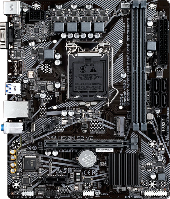 مادربرد GIGABYTE مدل H510M S2 V2 (rev. 1.0)