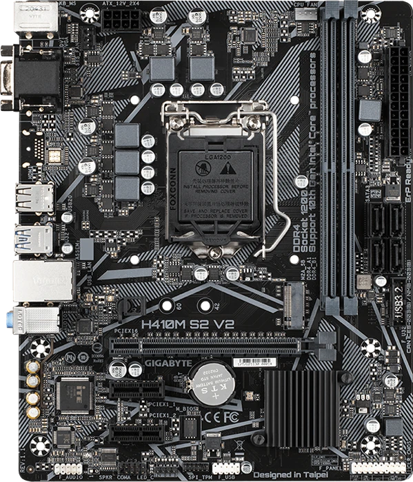 کالا Gigabyte مدل H410M S2 V2 (REV.1.7) D4 AVAJANG MB