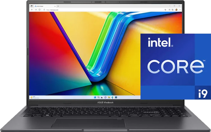لپ تاپ 16 اینچ Asus مدل Vivobook 16X K3605VV-N1336 (i9 13900H-16GB-1TB SSD-RTX4060-WUXGA-Fingerprint-Backlight)