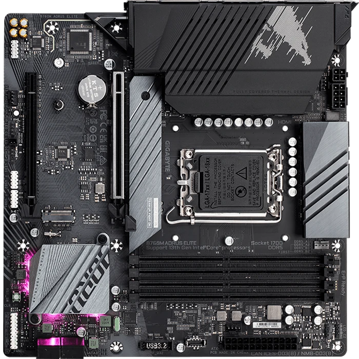 مادربرد GIGABYTE مدل B760M AORUS ELITE (rev 1.2)