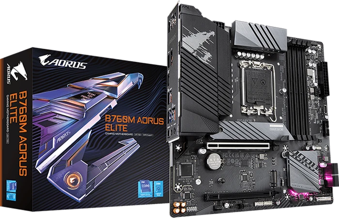مادربرد GIGABYTE مدل B760M AORUS ELITE (rev 1.2)
