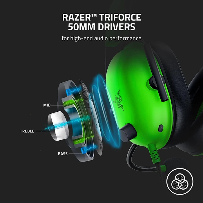 هدست سیمی گیمینگ Razer مدل BlackShark V2 X