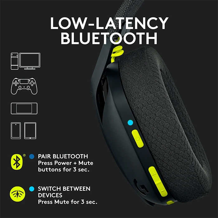 هدست بی سیم گیمینگ Logitech مدل G435