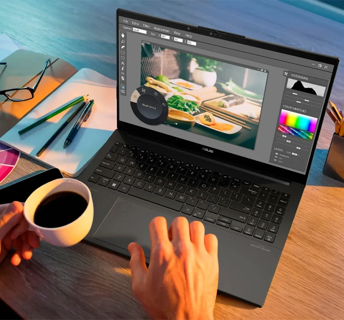 لپ تاپ 15.6 اینچ Asus مدل Vivobook Pro 15 OLED Q543MJ-U93050 (Ultra9 185H-24GB-2TB SSD-RTX 3050-FHD-Backlight)