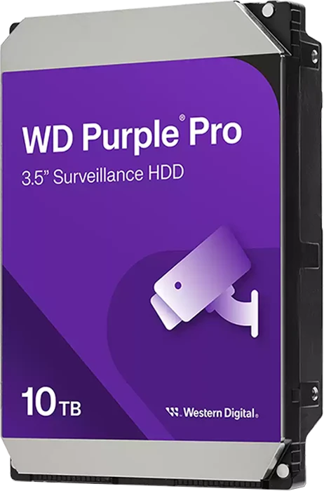 10TB WD PURPLE SURVEILLANCE WD102PURP SATA III 256MB ASLI HARD