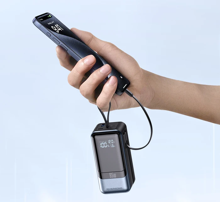 پاور بانک 20000 میلی‌آمپر ساعت Riversong مدل PHANTOM 65S