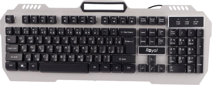 کیبورد سیمی گیمینگ Royal مدل RKG-615