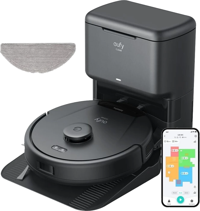 جاروبرقی رباتیک Eufy مدل L60 Hybrid SES T2278