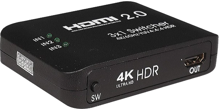 سوییچ 3 پورت K-NET PLUS مدل KP-SWHD2003