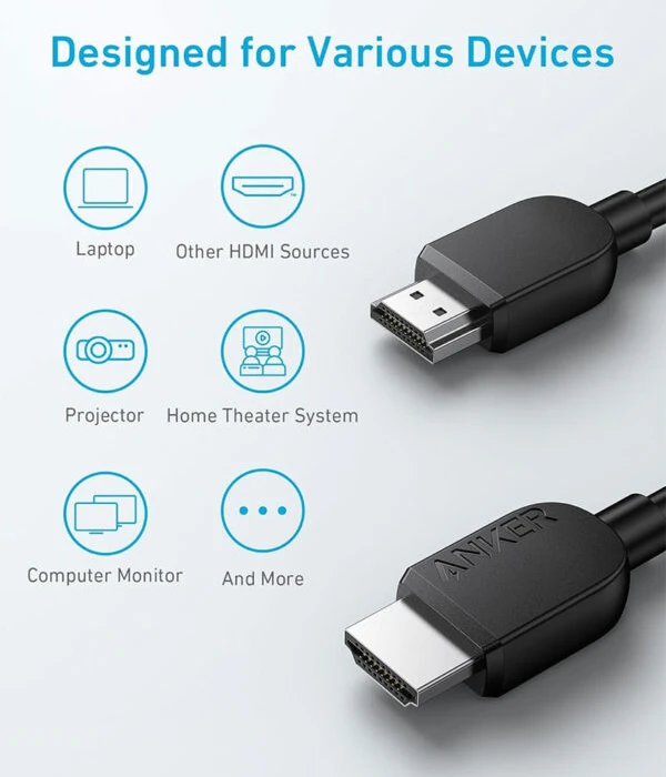 کابل 1.8 متری HDMI انکر مدل Superior Definition A8742