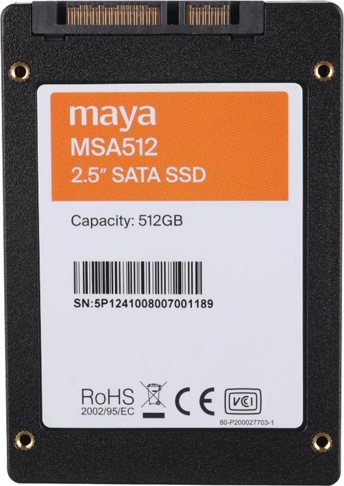 حافظه SSD اینترنال 512 گیگابایت Maya مدل MSA512