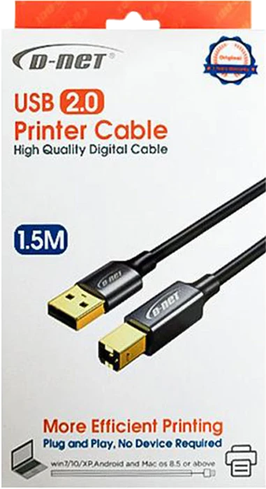 کابل پرینتر 1.5 متری دی نت مدل DT-431