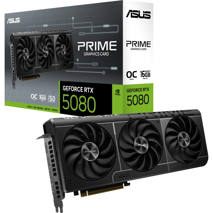 کارت گرافیک ASUS مدل PRIME GeForce RTX 5080 16GB GDDR7 OC Edition