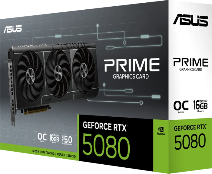 کارت گرافیک ASUS مدل PRIME GeForce RTX 5080 16GB GDDR7 OC Edition