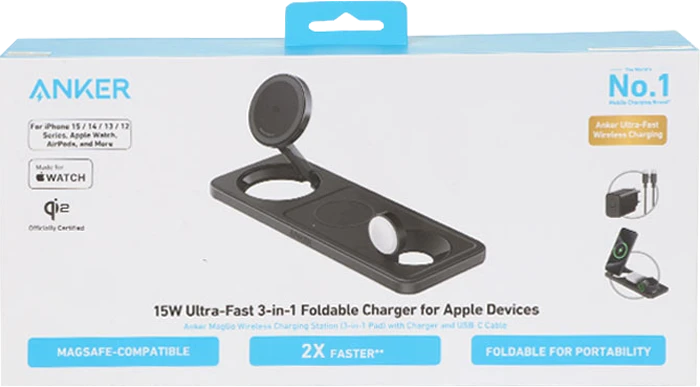 شارژر بی سیم Anker مدل MagGo B25M13