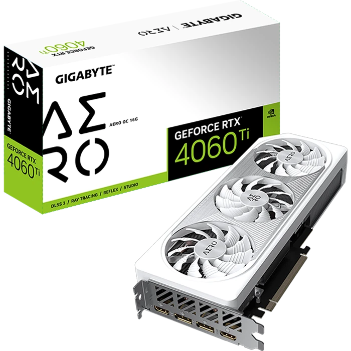 کارت گرافیک GIGABYTE مدل GeForce RTX 4060 Ti AERO OC 16G