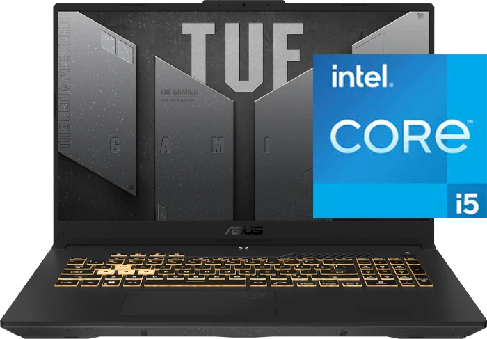 لپ تاپ گیمینگ 17.3 اینچ ASUS مدل TUF Gaming F17 FX707ZC4-HX039 (i5 12500H-8GB-512GB SSD-RTX 3050-FHD-Backlight)