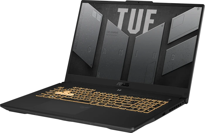 لپ تاپ گیمینگ 17.3 اینچ ASUS مدل TUF Gaming F17 FX707ZC4-HX039 (i5 12500H-8GB-512GB SSD-RTX 3050-FHD-Backlight)