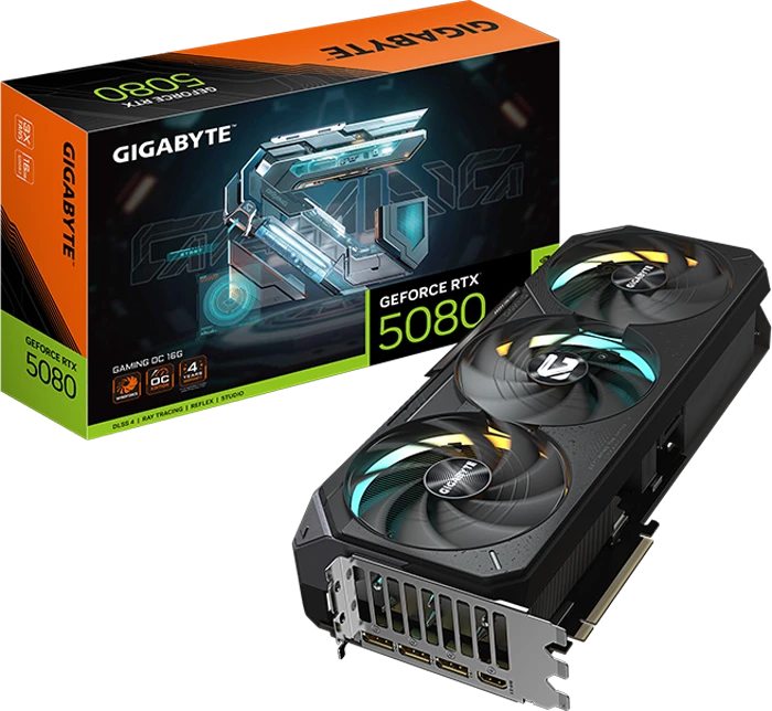 کارت گرافیک GIGABYTE مدل GeForce RTX 5080 GAMING OC 16G