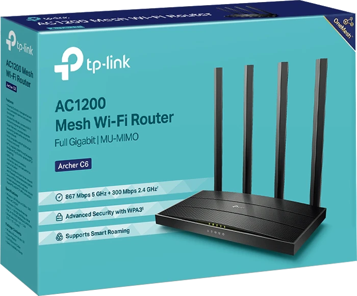 روتر بی سیم TP-Link مدل Archer C6 AC1200 Dual Band rev 3.2