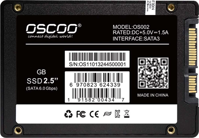 حافظه SSD اینترنال 256 گیگابایت OSCOO مدل Black OS002