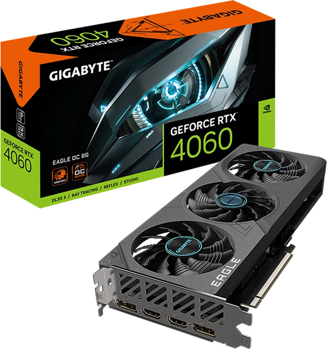 کارت گرافیک GIGABYTE مدل GeForce RTX 4060 EAGLE OC 8G
