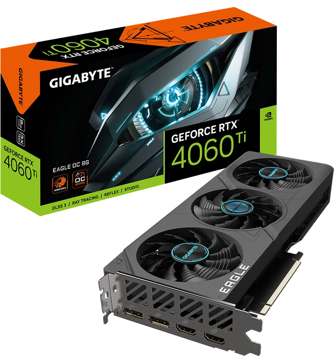 کارت گرافیک GIGABYTE مدل GeForce RTX 4060 Ti EAGLE OC 8G