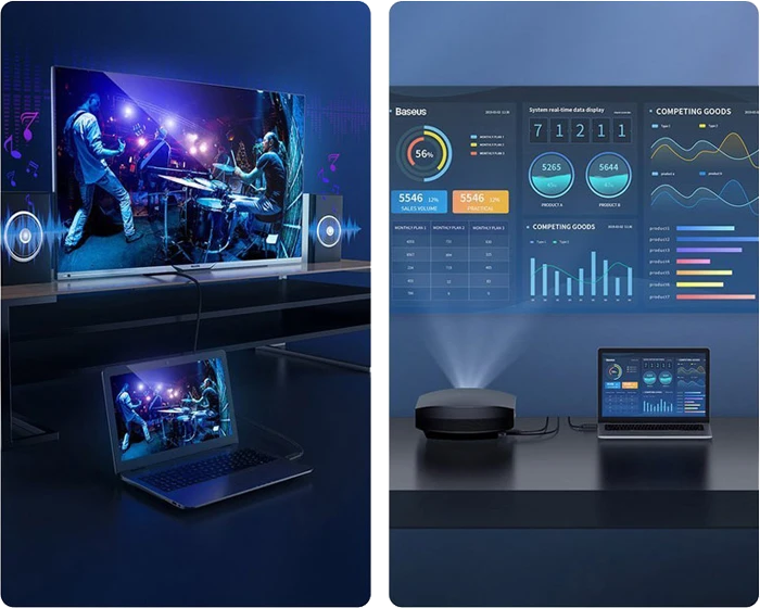 کابل 2 متری HDMI باسئوس مدل CAKGQ-B01