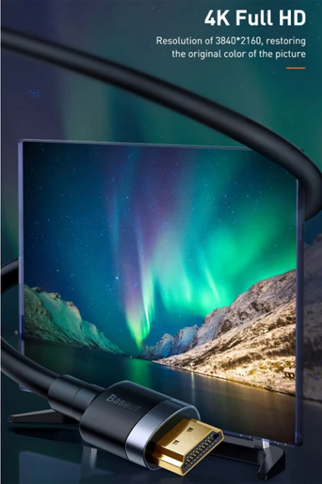 کابل 2 متری HDMI باسئوس مدل CADKLF-F01