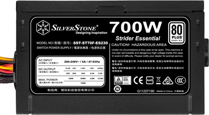 پاور 700 وات SilverStone مدل ST70F-ES230 80Plus