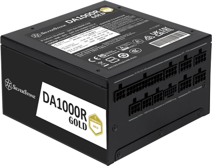 پاور 1000 وات Silver stone مدل DA1000R Gold 80 Plus Gold