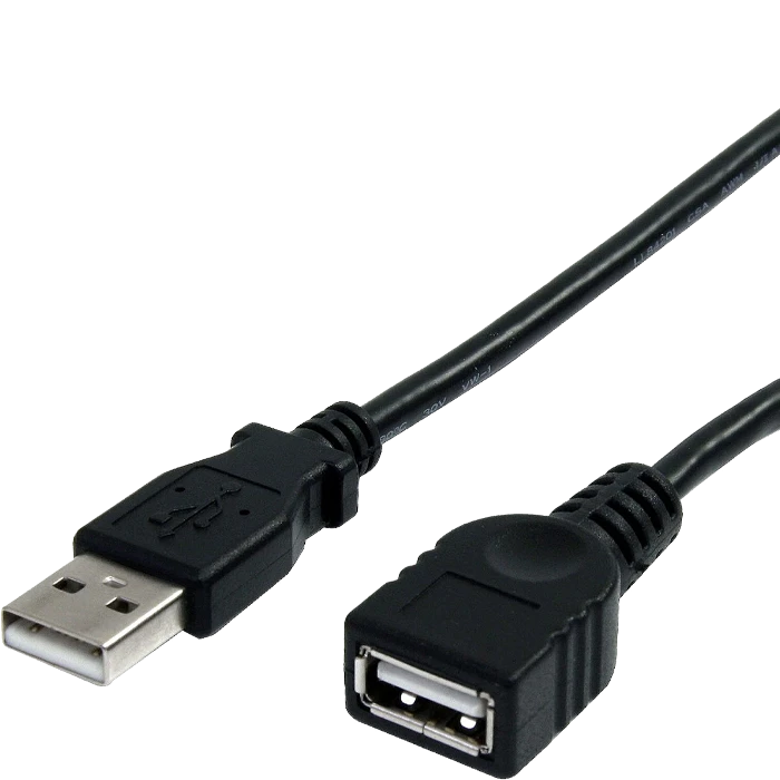 D-TECH AM TO AF 1.5M BLACK EXTENSION CABLE