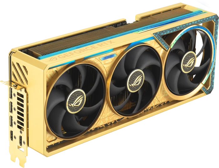 کارت گرافیک ASUS مدل ROG Astral GeForce RTX 5090 Dhahab OC Edition