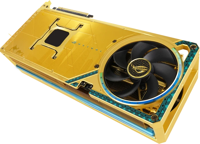 کارت گرافیک ASUS مدل ROG Astral GeForce RTX 5090 Dhahab OC Edition
