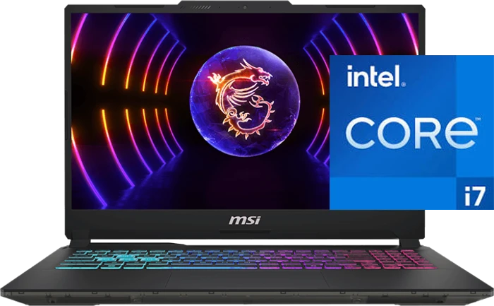 لپ تاپ 15.6 اینچ MSI مدل Cyborg 15 A13VE (i7 13620H-16GB-1T SSD-RTX4050-FHD-Backlight-Bag)